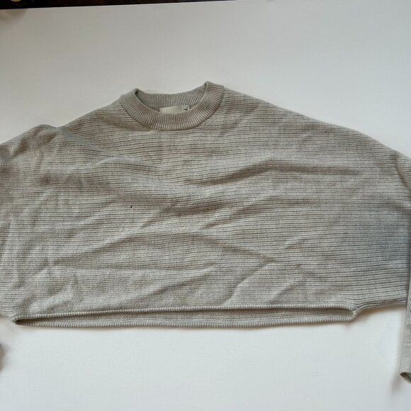 WILFRED FREE Aritzia Lolan Cropped Oversized Merino Wool Sweater Size 3 - Picture 5 of 8